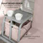 Hammock Gunga 2-sits Hollywood med Bord Beige 175 x 112 x 165 cm