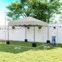 Paviljong 3 x 3 m - Pop-up Partytält med Väska krämvit