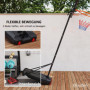 Höjdjusterbar Fristående Basketkorg för Barn 210-260 cm Röd