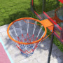 Höjdjusterbar Fristående Basketkorg för Barn 210-260 cm Röd
