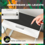 Akvarium 17 L med Filter LED-belysning, vattenpump 35 x 21 x 31 cm