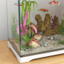 Akvarium 17 L med Filter LED-belysning, vattenpump 35 x 21 x 31 cm