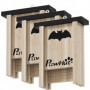 Fladdermus Holk 3-pack Lätt att Hänga, 18 x 6 x 22,5 cm