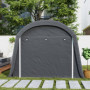Trädgårdsbod - Pop-up Garage - Verktygstält 300 x 450 x 230 cm, mörkgrå