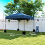 Paviljong 3 x 3 m - Pop-up Partytält med Väska Mörkblå