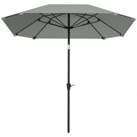 Justerbart Parasoll 2,33 x 2,33 m – Solskydd med Handvev och Ventil...