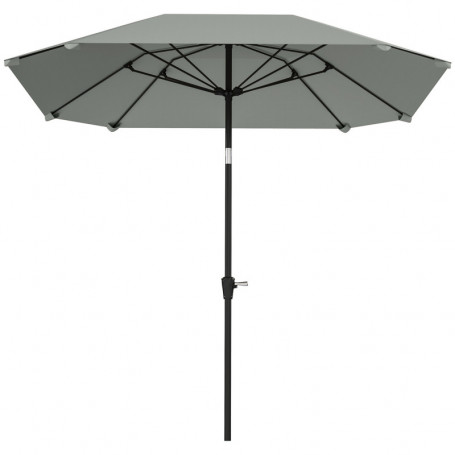 Justerbart Parasoll 2,33 x 2,33 m – Solskydd med Handvev och Ventilation