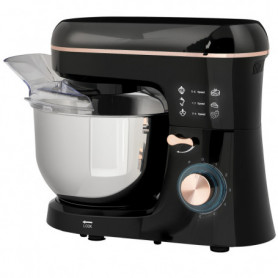 Köksmaskin 6 Hastigheter, 5,5L 1400 W Skål i Rostfritt Stål, Svart