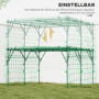 Stor Justerbar Spaljé med Nät 223 x 223 x 223 cm
