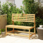 Trädgårdsbänk med Ryggstöd Teak 110 x 61 x 89 cm