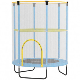 Studsmatta Ø107 cm för Barn Halkfria Ben Färgglad