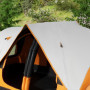 Campingtält 2 Rum Skiljevägg, för 8 Personer, Regnskydd, Orange