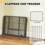 Hundhage Vikbar Modular Metall 6 Paneler Svart