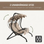 Hammock Gunga 2-sits Hollywood Beige 170 x 136 x 170 cm