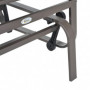 Trädgård Gungstol i Metall Grå 60 x 73 x 104 cm