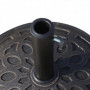 Parasollfot i Granit 14 kg justerbar för ∅38/48 mm stänger