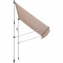 Markis Golv till tak fäste 200 x 150 cm krämvit