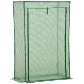 Växthus Transparent 100 x 50 x 150 cm Grön