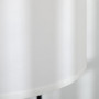 Golvlampa med Rund Tygskärm 164 cm (H) Vit