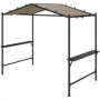 Paviljong till Grill med Hyllor 277 x 149 x 230 cm Khaki