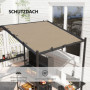 Paviljong till Grill med Hyllor 277 x 149 x 230 cm Khaki