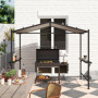 Paviljong till Grill med Hyllor 277 x 149 x 230 cm Khaki