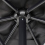 Parasoll Ø196 cm Hopfällbar Svart