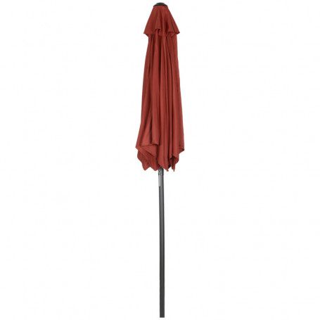 Parasoll Ø196 cm Hopfällbar Röd