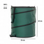 Robust Trädgårdssäck 2 x 160 L med Handtag Grön