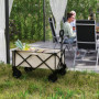 Trädgårdsvagn / Utflykt vagn 100 kg Hopfällbar 90 x 48 x 92 cm beige