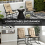 Dyna för Solstol 2 st 50 x 116 x 5 cm, Beige