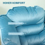 Modern Relax Fåtölj med Sidofickor Blå