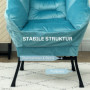 Modern Relax Fåtölj med Sidofickor Blå