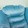 Modern Relax Fåtölj med Sidofickor Blå