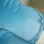Modern Relax Fåtölj med Sidofickor Blå
