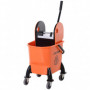 Svabbvagn med Moppress 26 L Orange