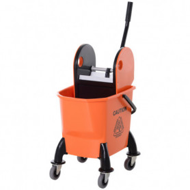 Svabbvagn med Moppress 26 L Orange