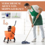 Svabbvagn med Moppress 26 L Orange