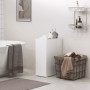 Slim Badrumsskåp med Djup Låda Vit 25 x 47 x 66,5 cm