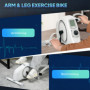 Mini träningscykel/pedaltränare – 8 magnetiska nivåer, LCD-display,...