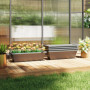Blomlåda 5-pack 59 x 21 x 16 cm, Grå