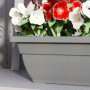 Blomlåda 5-pack 59 x 21 x 16 cm, Grå