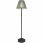 Solcell Golvlampa i Grå Rotting – Ø33 x 135 cm