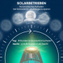 Solcell Golvlampa i Grå Rotting – Ø33 x 135 cm