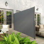 Sidomarkis Utdragbar Insynsskydd 300 x 180 cm Mörkgrå