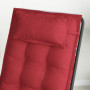 Dyna för Solstol 2 st 50 x 116 x 5 cm, Röd