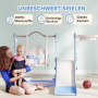 Inomhus Lekstuga Rutschkana, Gunga, Klätterställning & Basketkorg i Raketdesign