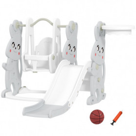 Inomhus Lekstuga Rutschkana, Gunga, Klätterställning & Basketkorg i...