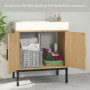 Badrum Kommod Boho Design Rotting 60 x 39 x 60 cm