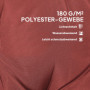 Dyna för Solstol 4 st 108 x 50 x 5 cm, Röd